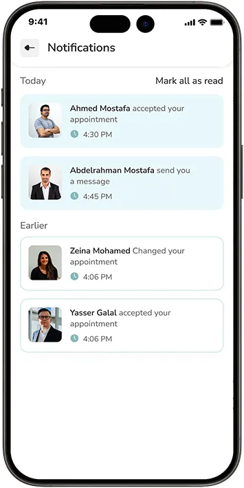 اشعارات للمستخدم